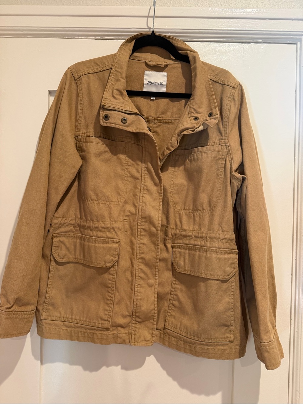 Madewell Cotton Utility Jacket - Tan - Picture 3 of 7